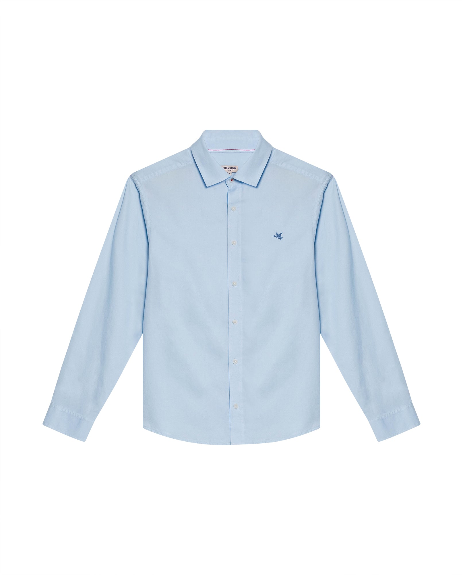 Men's Long Sleeve Shirt - Blue - 1