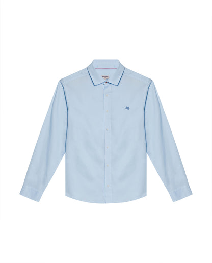 Men's Long Sleeve Shirt - Blue - 1
