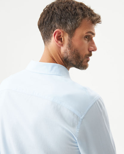 Men's Long Sleeve Shirt - Blue - 6