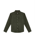 Men's Long Sleeve Shirt - Green 619G024 - 2
