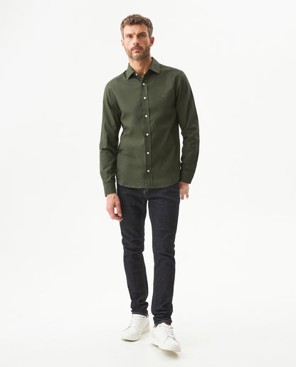 Men's Long Sleeve Shirt - Green - 3