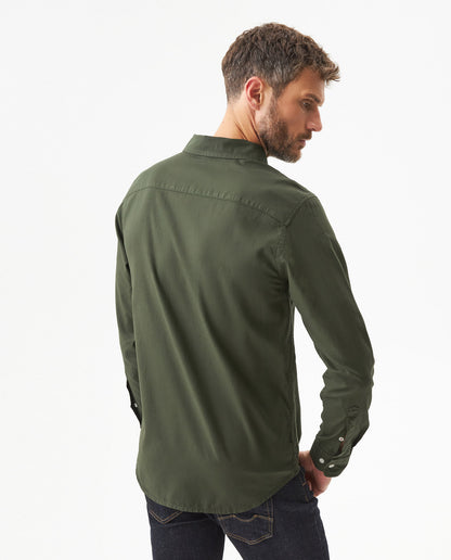 Men's Long Sleeve Shirt - Green - 5