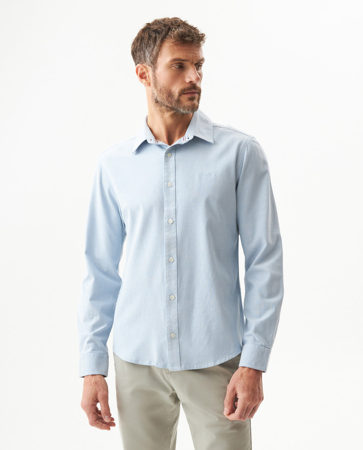 Men´s Slim Fit Shirt - Blue 63_619G025_AZU134202_0
