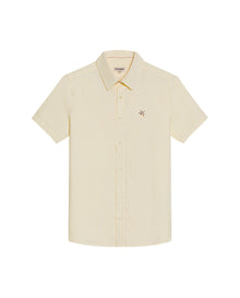 Men's Short Sleeve Shirt - Yellow - 1