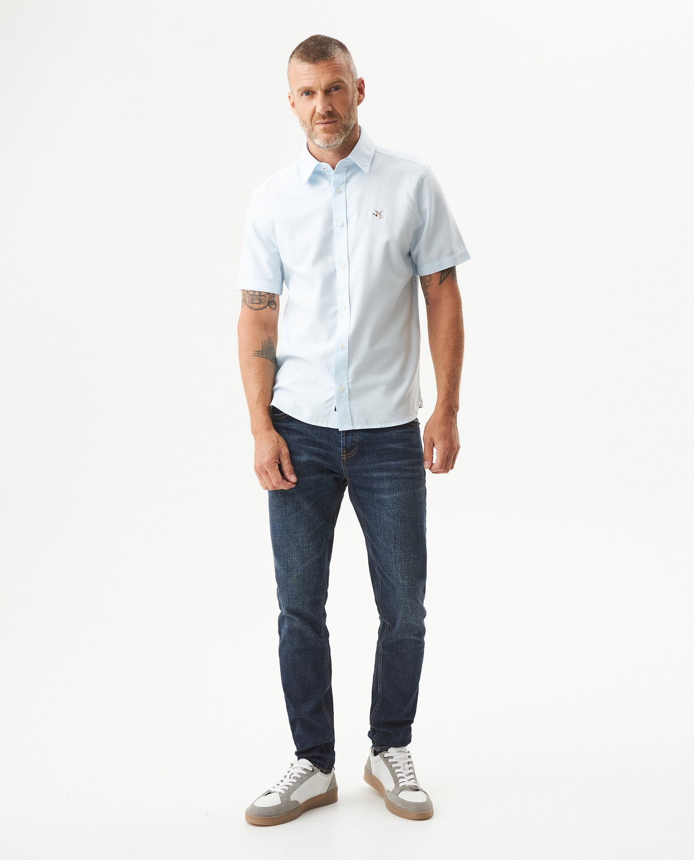 Camisa Manga Corta para Hombre - Blue 63_619G026_AZU144112_4