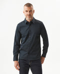 Men's Long Sleeve Shirt - Black 619G031 - 1