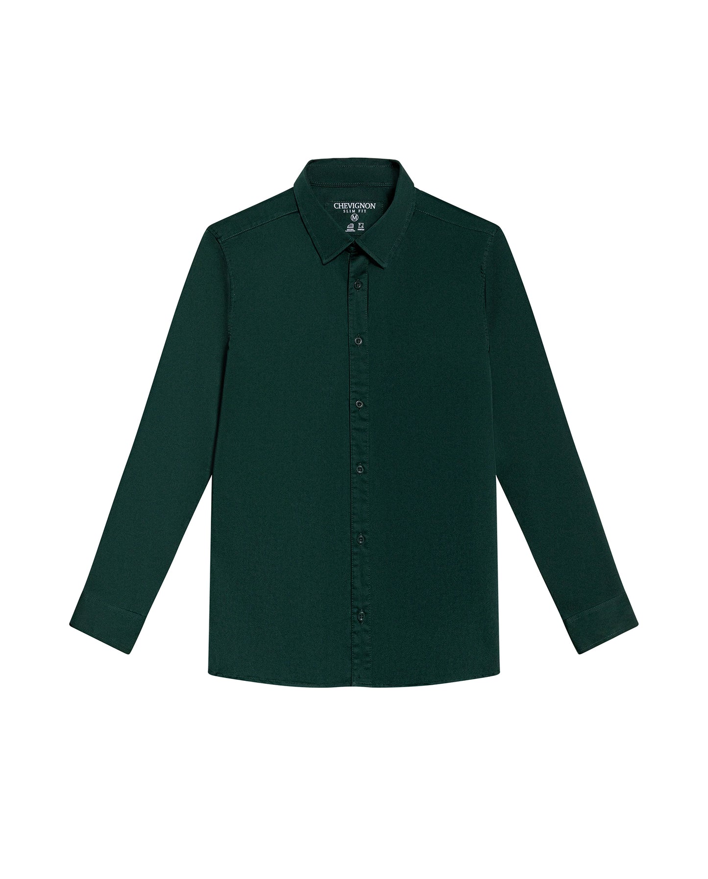 Men's Long Sleeve Shirt - Green - 1