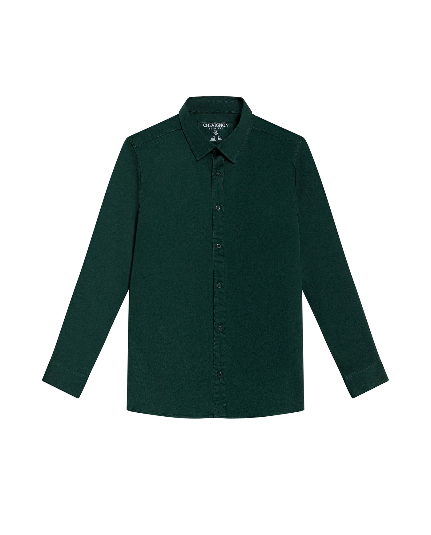 Men's Long Sleeve Shirt - Green 619G031 - 2