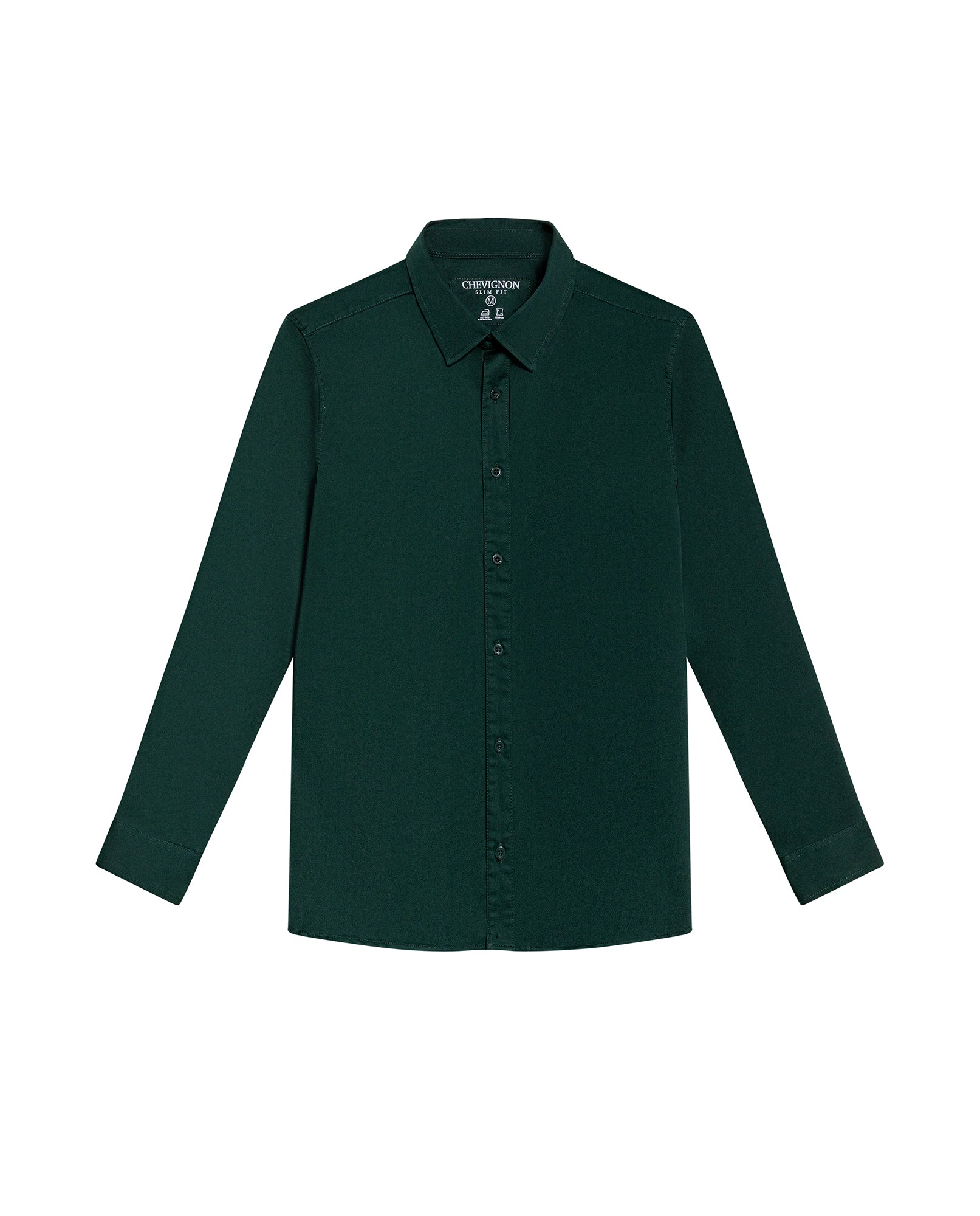 Men's Long Sleeve Shirt - Green 619G031 - 2