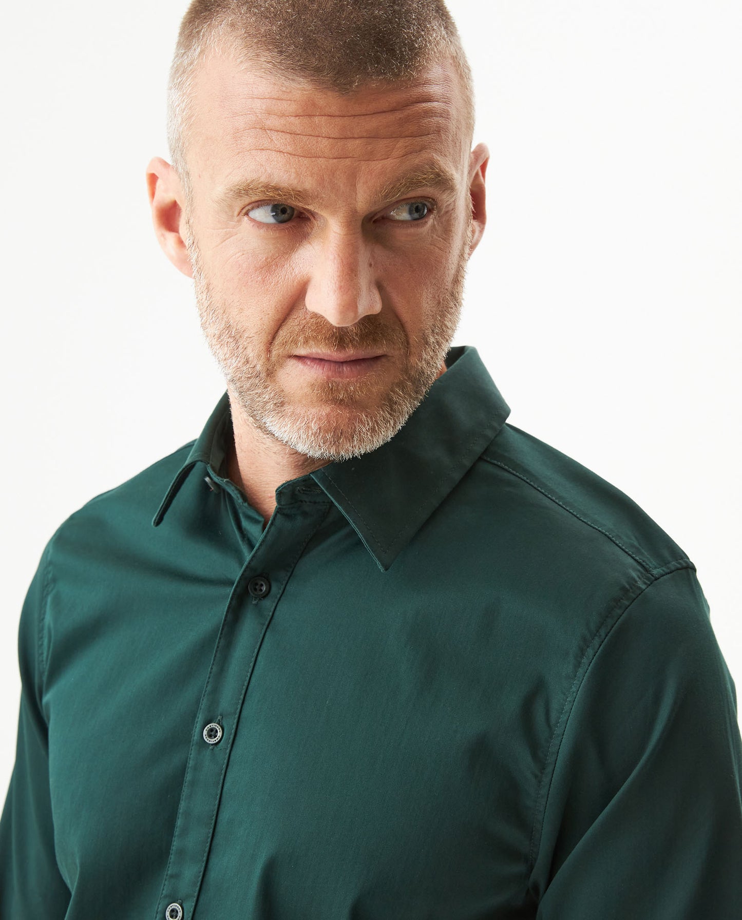 Men's Long Sleeve Shirt - Green - 4