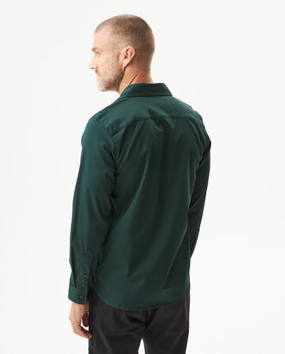 Men's Long Sleeve Shirt - Green - 5