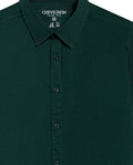 Men's Long Sleeve Shirt - Green 619G031 - 7