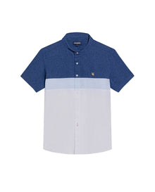 Men's Short Sleeve Shirt - Blue - 1