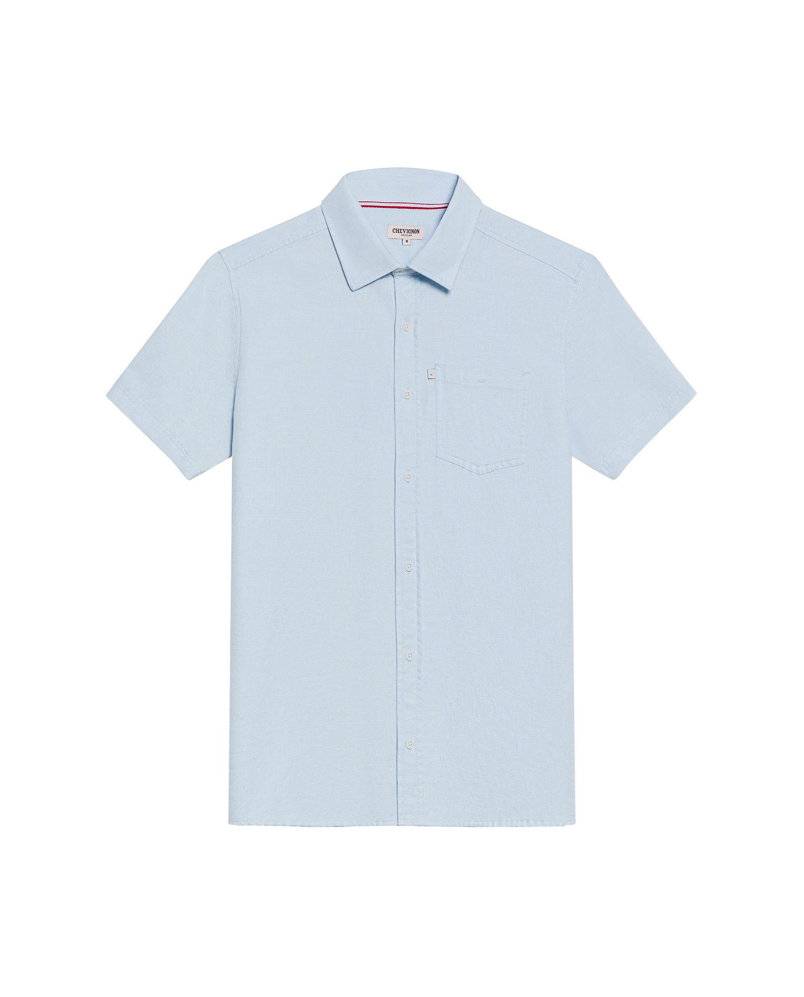 Men's Short Sleeve Shirt - Blue - 1