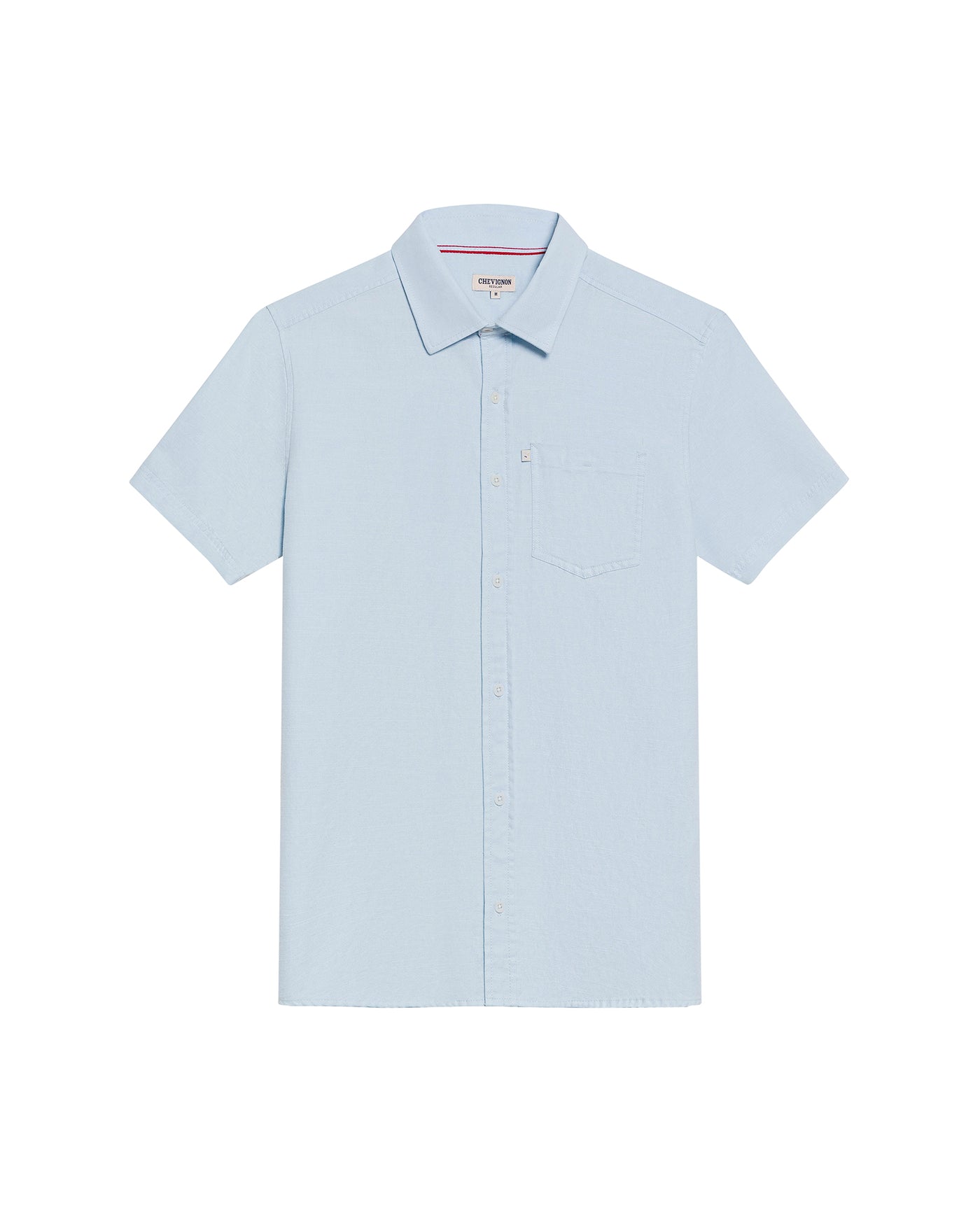 Men's Short Sleeve Shirt - Blue 619G033 - 2