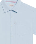 Men's Short Sleeve Shirt - Blue 619G033 - 7