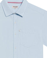 Men's Short Sleeve Shirt - Blue 619G033 - 7
