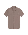 Men's Shirt, Short Sleeve, Classic Fit - Gray 619G034 - 2
