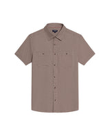 Men's Shirt, Short Sleeve, Classic Fit - Gray 619G034 - 2