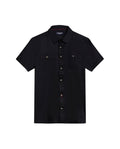 Men's Shirt, Short Sleeve - Black 619G034 - 2