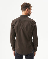 Men's Long Sleeve Regular Fit Shirt in Cotton Stretch Blend, Prestige 619G037 - 5