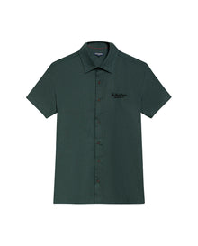 Men's Short Sleeve Shirt - Green - 1