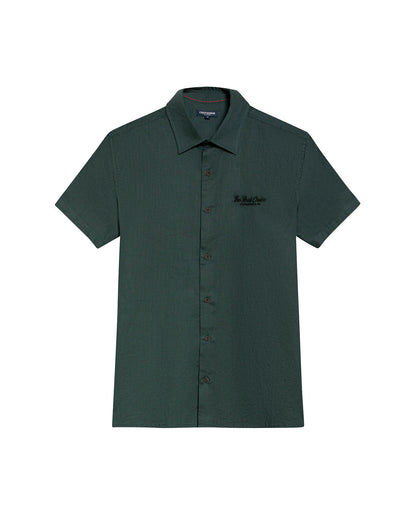 Men's Short Sleeve Shirt - Green - 1