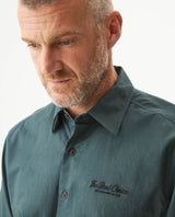 Men's Short Sleeve Classic Fit Shirt in Cotton, Glimmer 619G038 - 4