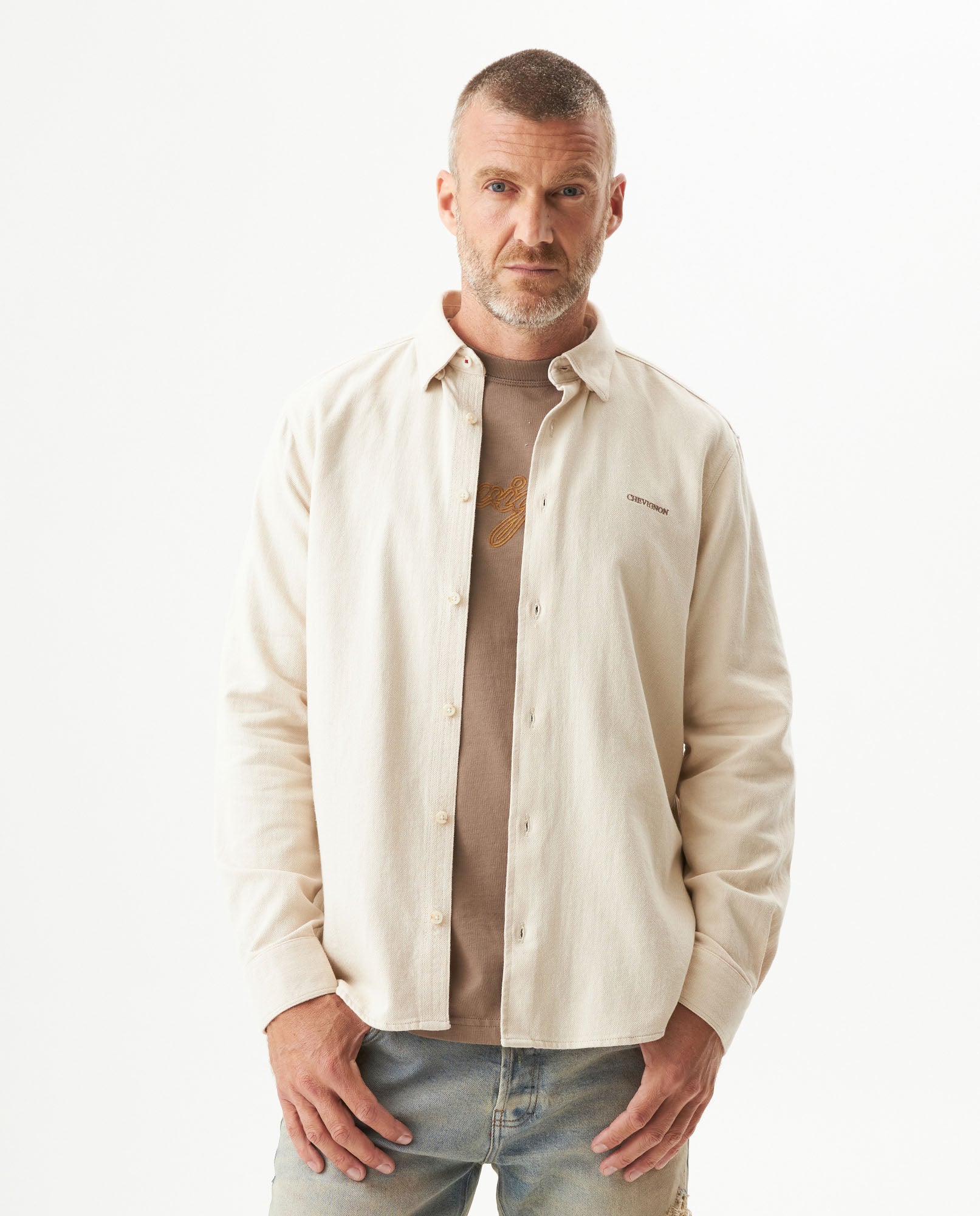 Men's Long Sleeve Shirt - Raw 619G042 - 1