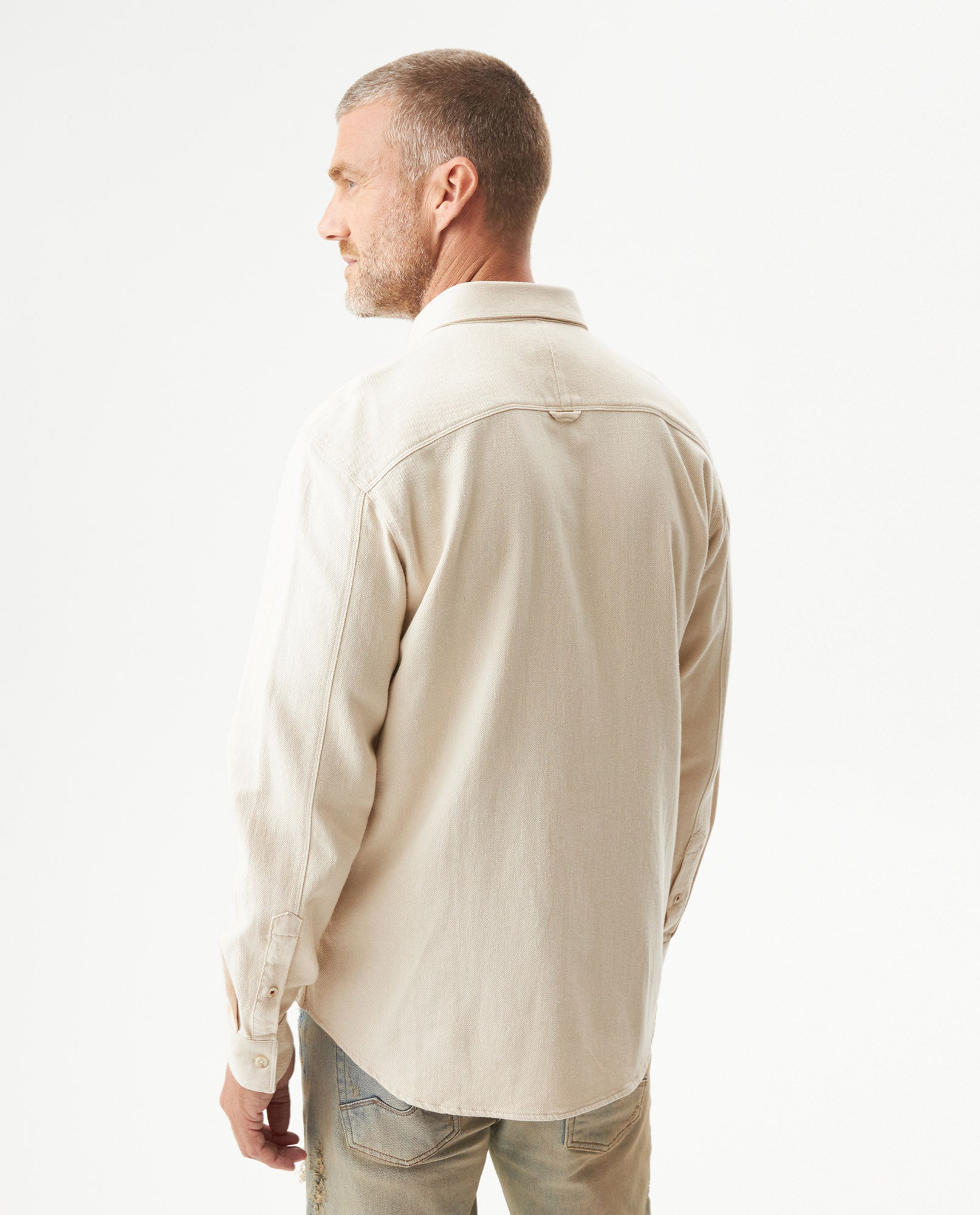 Men's Long Sleeve Shirt - Raw 619G042 - 5