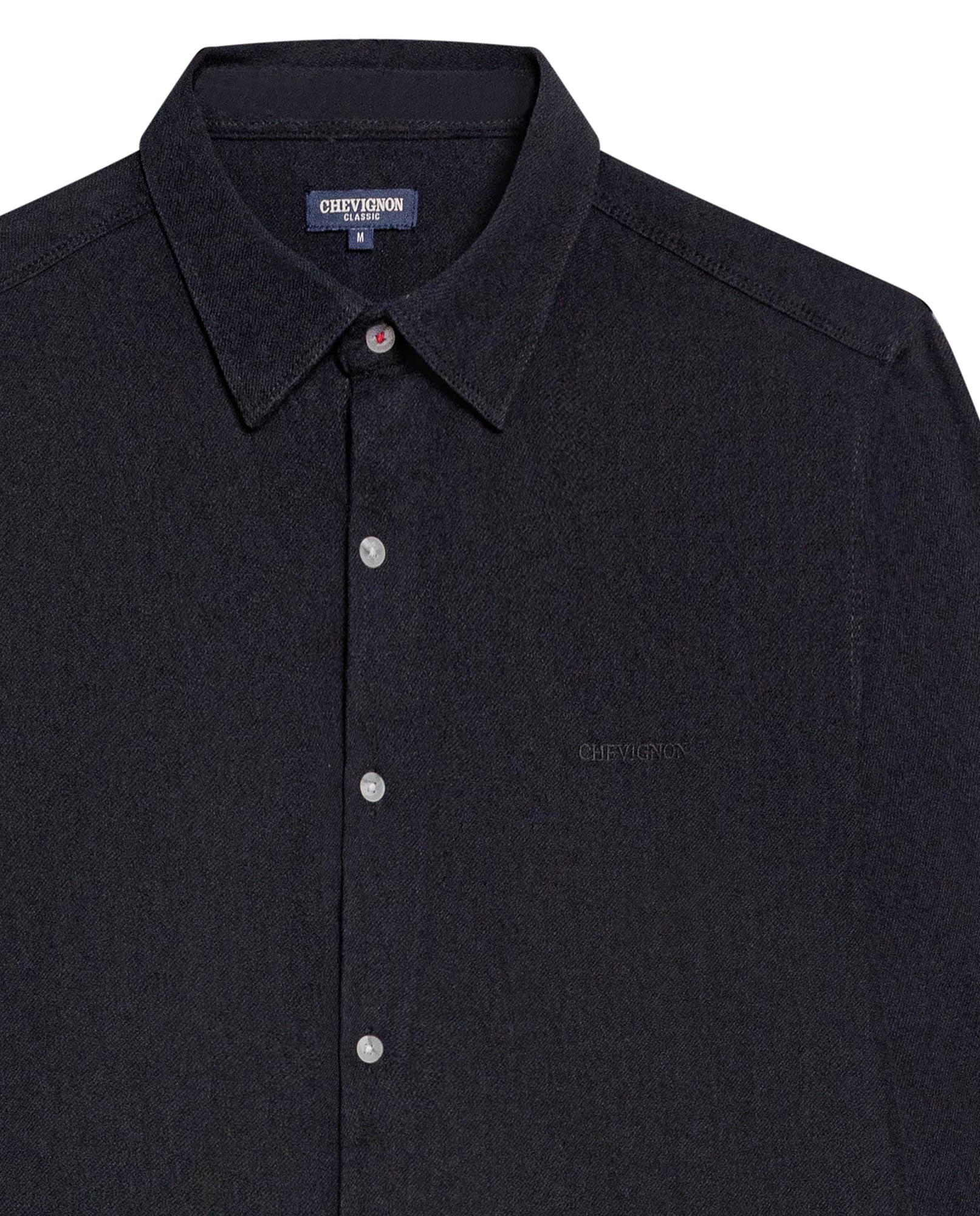 Men's Shirt, Long Sleeve - Black 619G042 - 7