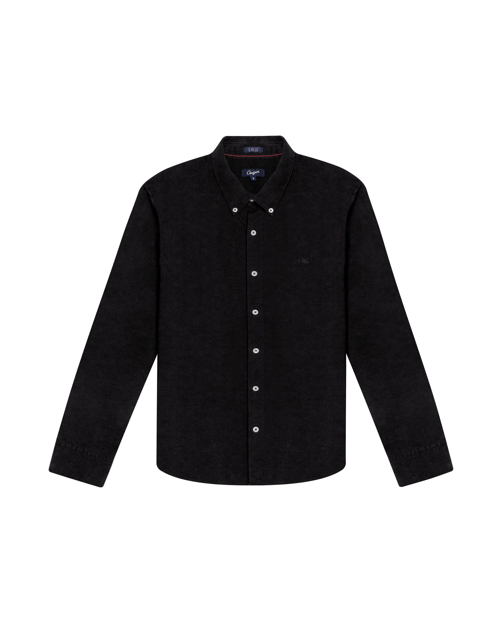 Men's Long Sleeve Shirt - Black - 1