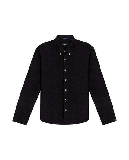 Men's Long Sleeve Shirt - Black - 1