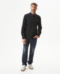 Men's Long Sleeve Slim Fit Heavy Knit Shirt, Pier - 3