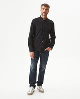 Men's Long Sleeve Slim Fit Heavy Knit Shirt, Pier - 3
