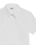 Men's Short Sleeve Slim Fit Button-Down Shirt in Cotton, Nautical - 7