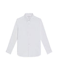 Men's Long Sleeve Slim Fit Micro Wind Tech Shirt in Polyester-Cotton Blend, Cascade - 3