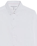 Men's Long Sleeve Slim Fit Micro Wind Tech Shirt in Polyester-Cotton Blend, Cascade - 7