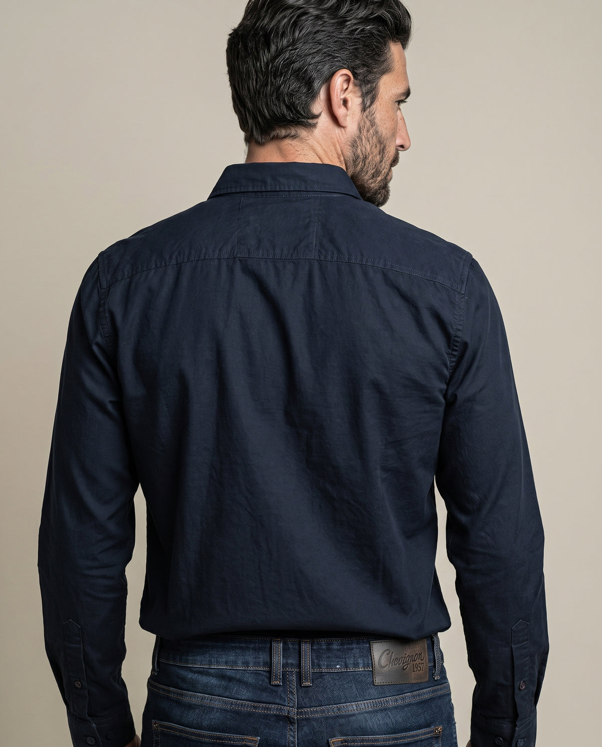 Men´s Slim Fit Shirt - Blue 63_619G100_AZU193924_6