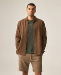 Men´s Slim Fit Shirt - Brown 63_619H005_CAF190915_3