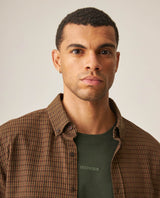 Men´s Slim Fit Shirt - Brown 63_619H005_CAF190915_4