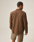 Men´s Slim Fit Shirt - Brown 63_619H005_CAF190915_5
