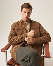 Men´s Shacket Shirt - Brown 63_619H701_CAF181016_0