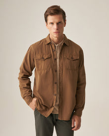 Men´s Shacket Shirt - Brown 63_619H701_CAF181016_3