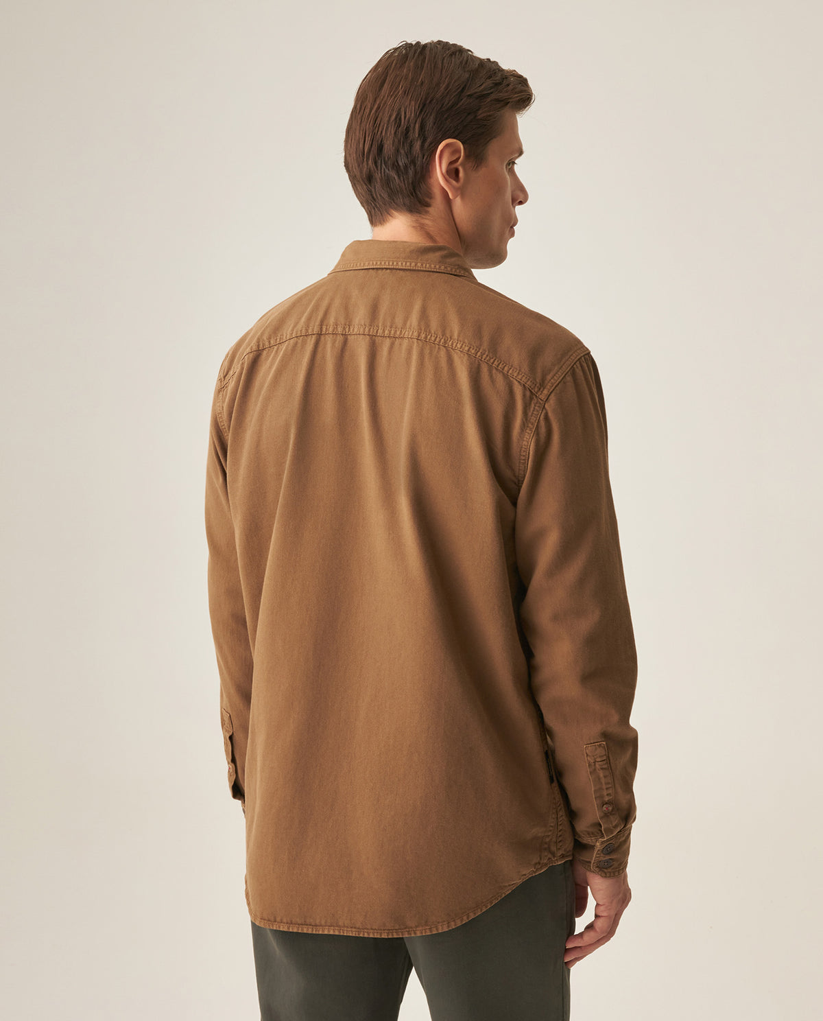 Men´s Shacket Shirt - Brown 63_619H701_CAF181016_5