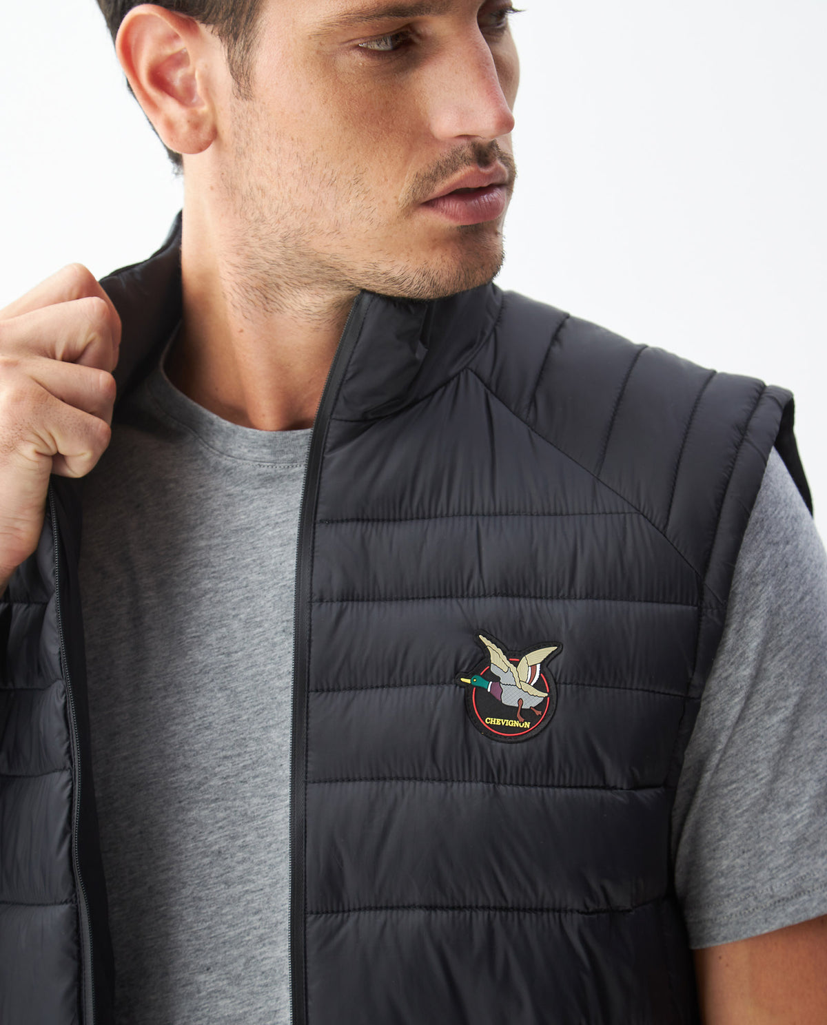Men´s Packable Quilted Vest - Black 63_620D001_NEG193909_4