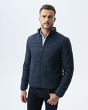 QUILTED WATER RESISTANT TOGS PUFFER IN NAVY