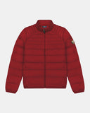 QUILTED WATER RESISTANT TOGS PUFFER IN RED