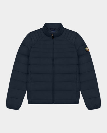 QUILTED WATER RESISTANT TOGS PUFFER IN NAVY