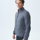 QUILTED WATER RESISTANT TOGS PUFFER IN GREY